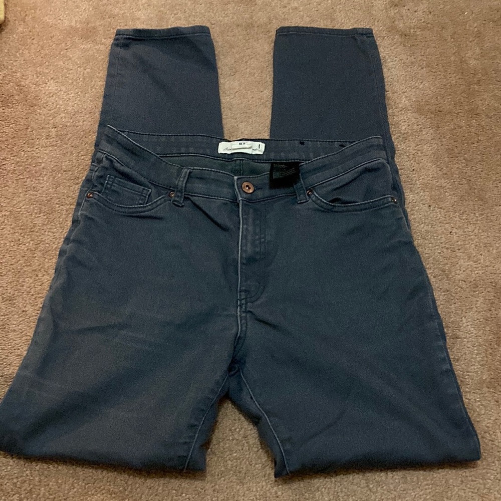 H&M Gray Skinny Jeans Pants Size 10